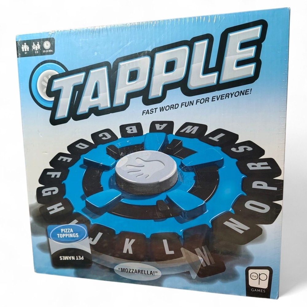 Tapple Board Game USAopoly New Sealed Fast Paced Family Party Game Ages 8+
